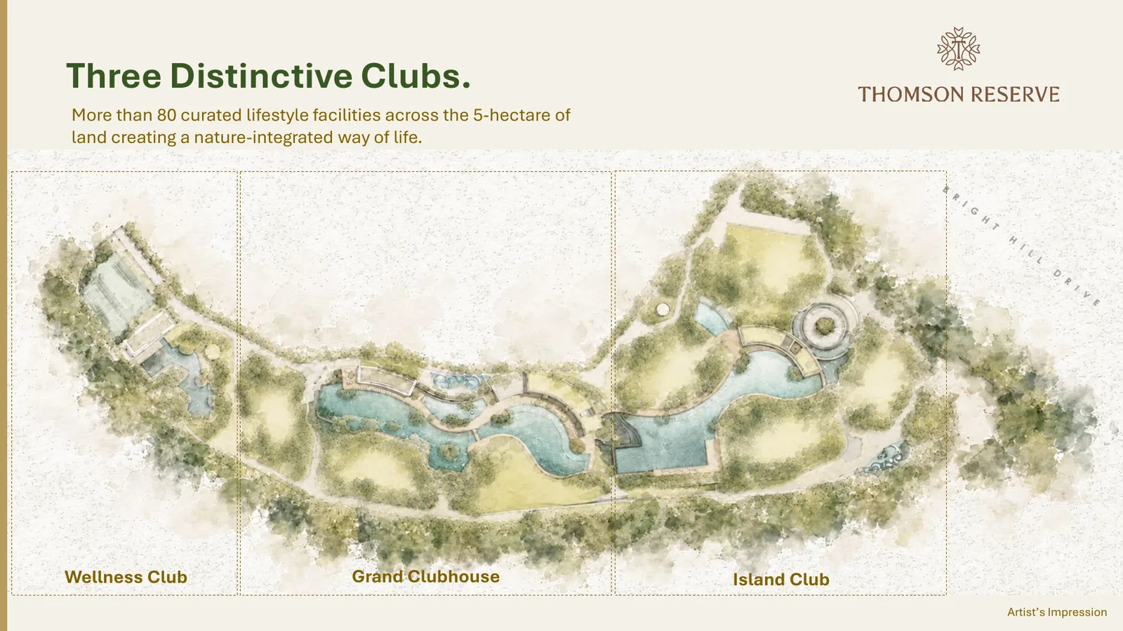 Thomson Reserve - Three Lifestyle Clubs